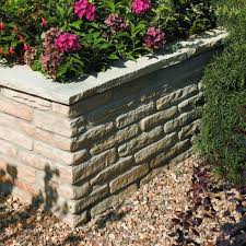 bradstone natural sandstone walling in
