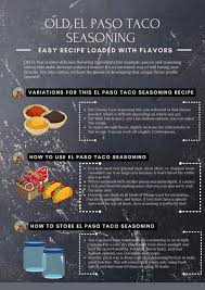 old el paso taco seasoning easy