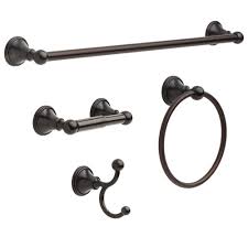 delta crestfield 4 piece bath hardware