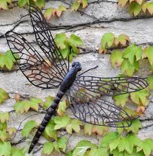 Large Metal Dragonfly Wall Art The