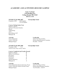 College Student Resume For Internship   berathen Com Example     Undeclared freshman resume   Special attribute  high school GPA  and activities included