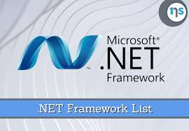 net framework list that every