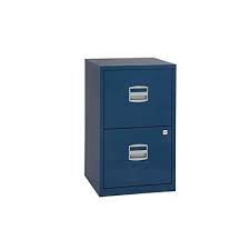 bisley metal filing cabinet with 2