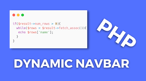 create dynamic navbar using php mysql