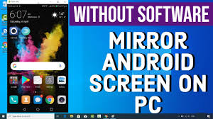 This article has provided you with the best screen mirroring applications to mirror android to pc. How To Mirror Cast Your Android Display To A Windows 10 Without Any Software Youtube