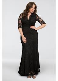 Find plus size wedding dresses to fit you perfect? Screen Siren V Neck Lace Plus Size Gown David S Bridal