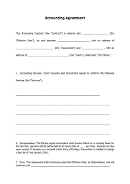 ACCOUNTING AGREEMENT | PDF