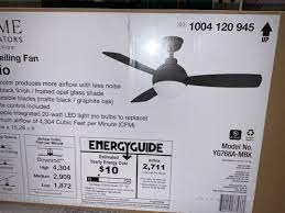 led matte black ceiling fan with remote