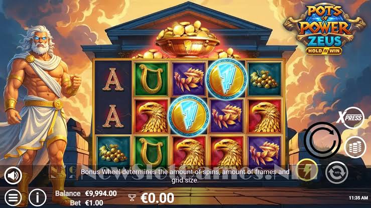 Pots of Power Zeus Slot Review & Demo by AvatarUX - Play Free Online