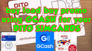 load dito sim using gcash and dito app