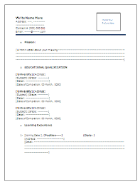     sample resume download Mba Hr Resume In Doc simple resume image    
