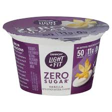 fit greek zero sugar yogurt vanilla