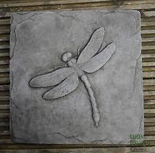 Dragonfly Garden Wall Plaque Hand Cast