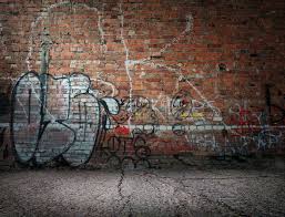Ad Wall Graffiti Brick