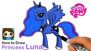 Scroll down for pictures and information on the different hair colors and types. How To Draw Princess Luna From My Little Pony Youtube