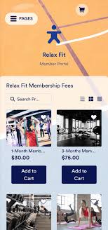 fitness app template jotform