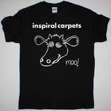 inspiral carpets moo dung 4 black t shirt