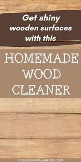 homemade wood cleaner
