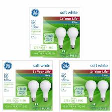 Ge 6 Pk 30 70 100 W Life Soft White And 50 Similar Items