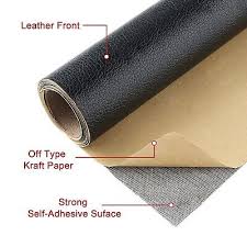 Leather Repair Tape Black Self Adhesive