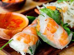 Summer Roll Recipe Shrimp gambar png