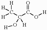 lactic acid formula structure