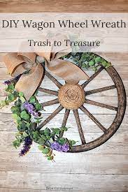 Diy antique wooden wagon wheel ranges at alibaba.com and save money on these attractive products. Trash To Treasure Wagon Wheel Wreath Farm Girl Reformed