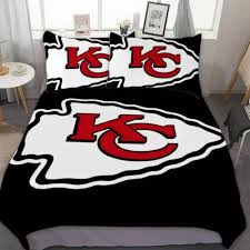 Kansas City Chiefs Bedding Set 3pcs
