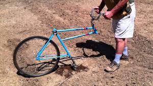 bicycle garden plow home made you