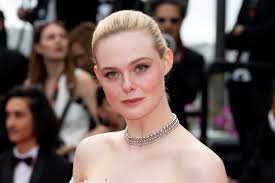 elle fanning s pasty dress wows