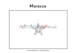 We have coloring pages of the flag of morocco in a4 size but also in a a3 format. Morocco Flag Colouring Page