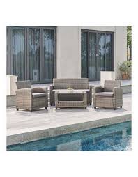 Outdoor Patio Sofa And 2 Chairs Set