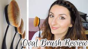 oval brush review my makeup brush set