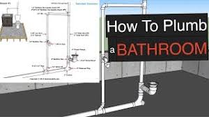 how to plumb a bathroom with free