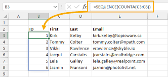 add serial numbers to your excel data