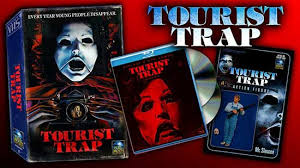 After their car breaks down, a group of young travelers find themselves stranded at a roadside museum run by the mysterious mr. Tourist Trap Vintage Vhs Uncut Blu Ray Box Set Announced Hnn