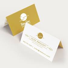 Our professional business cards come in a standard size of 2 x 3.5 printed on durable paper, with a matte or gloss finishing option. Folded Business Cards Uprinting Com