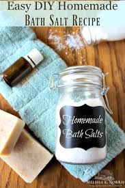 homemade diy bath salt recipe use herbs