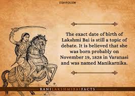 fascinating facts about rani laxmi bai