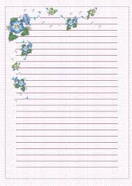 regular lined free printable stationery for kids  regular lined free  printable kids writing paper