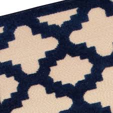 torino navy blue trellis area rug 5x7