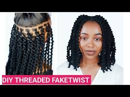 how to african threading on natural