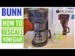 how to clean descale bunn sd brew