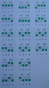 remote control dip switch settings