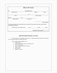 Trailer Bill Of Sale Template Awesome General Blank Bill Sale Form