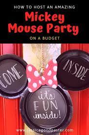 mickey mouse party on a budget