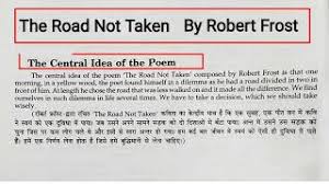 the road not taken by robert frost