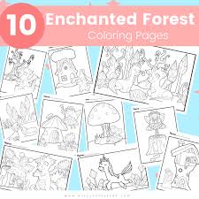 Supercoloring.com is a super fun for all ages: 10 Enchanted Forest Coloring Pages Arty Crafty Kids