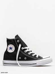 After converse added taylor's signature to the ankle patch they became known as chuck taylor all stars. Converse Chucks Chuck Taylor All Star Hi Black