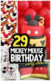 29 mickey mouse birthday party ideas